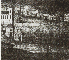 Požár Cerhovice, nejstarší dochované vyobrazení obce.