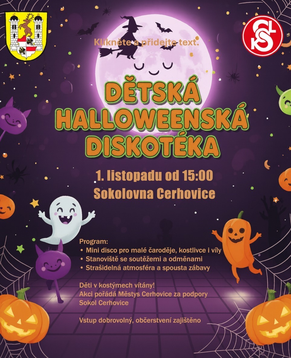 Dětská halloweenská diskotéka