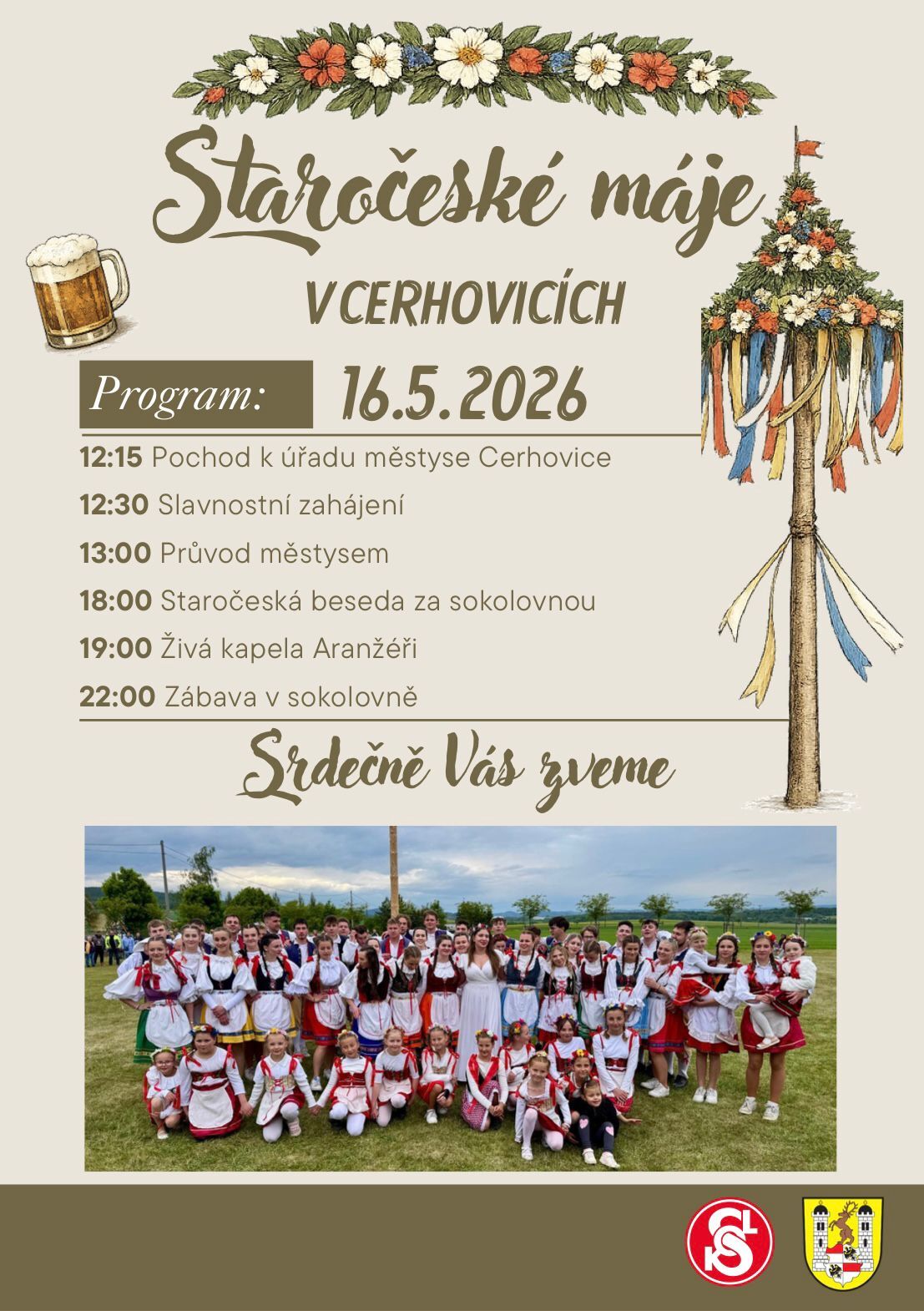 Staročeské máje v Cerhovicích