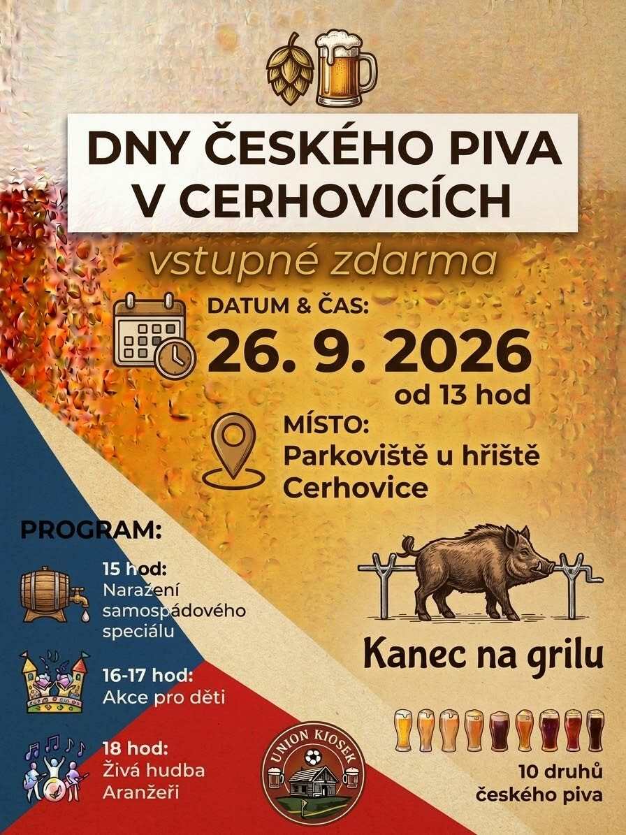 Dny českého piva v Cerhovicích