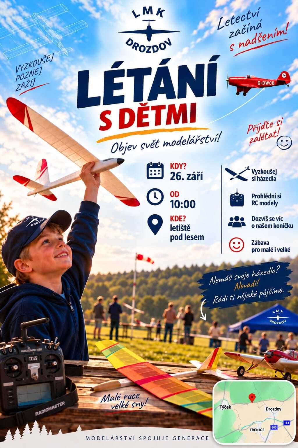 Létání s dětmi
