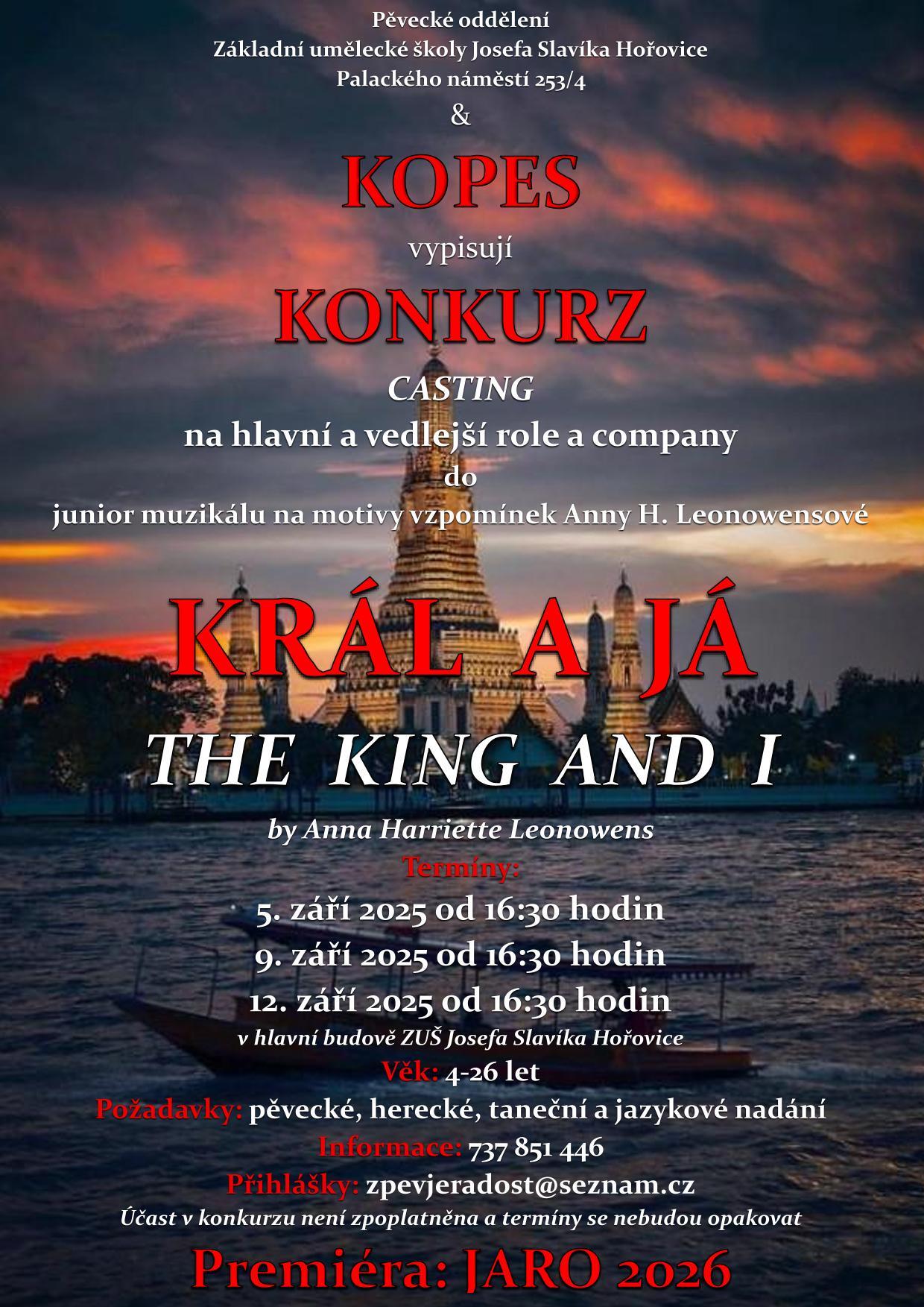 Konkurz do muzikálového projektu
