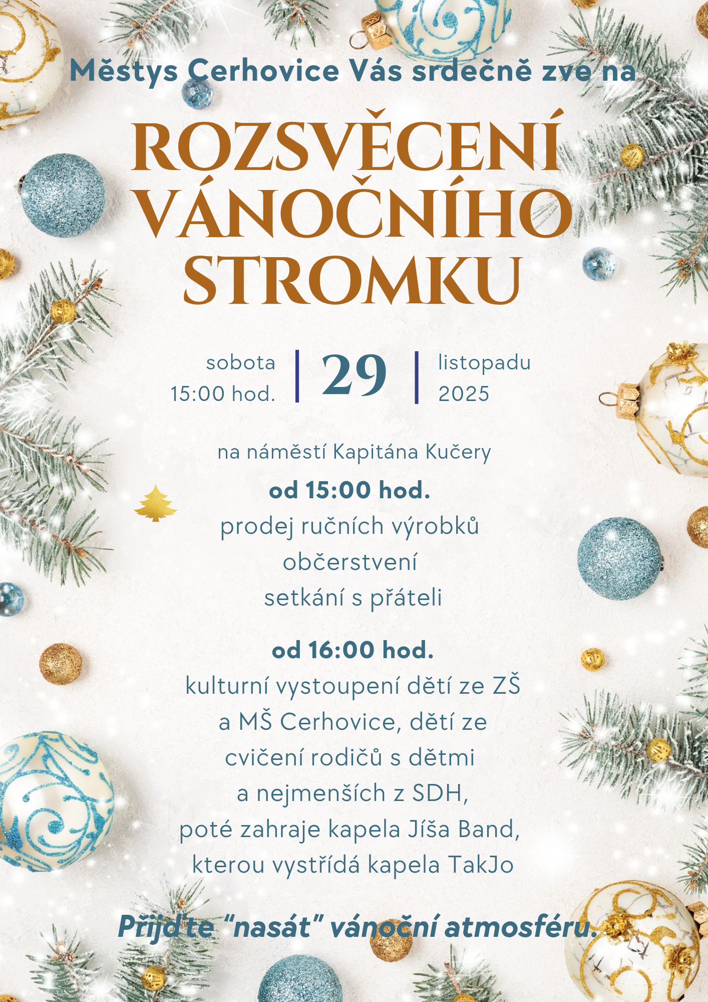 Rozsvěcení vánočního stromku