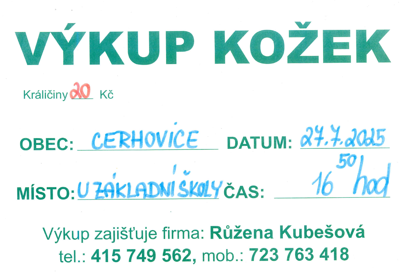Výkup kožek