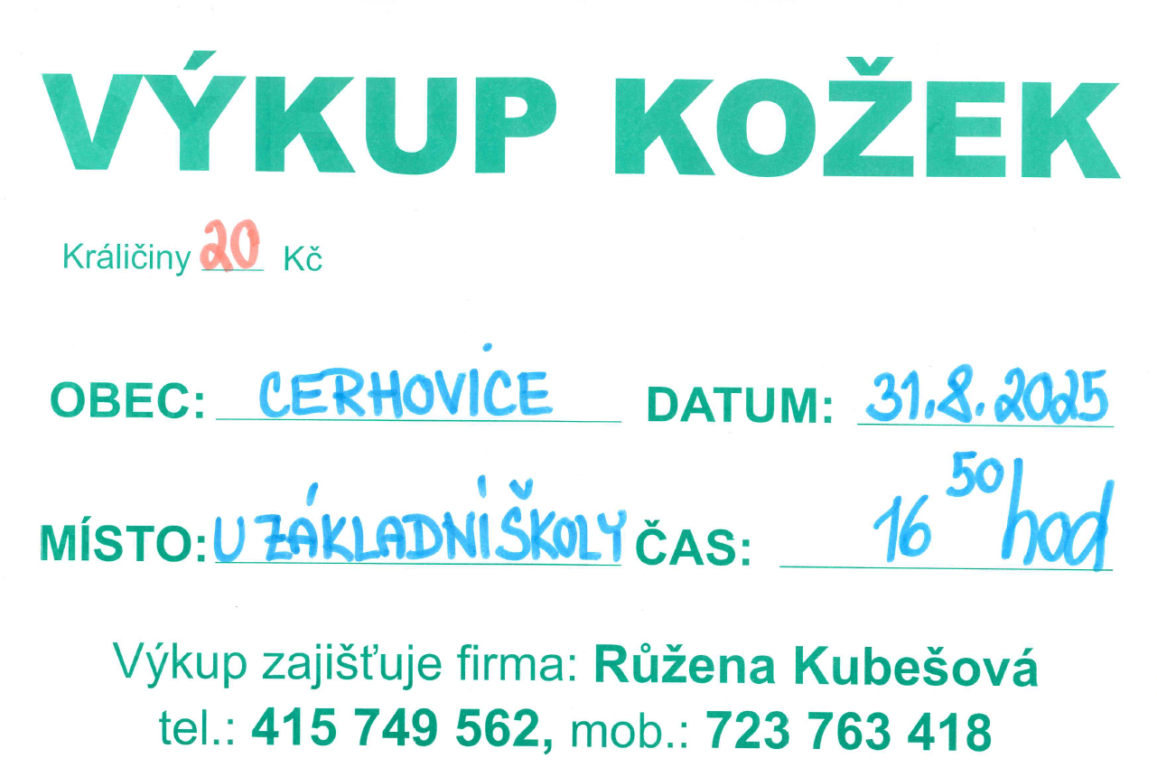 Výkup kožek
