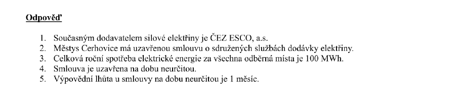 Poskytnutí informací dle zákona 106/1999 Sb. 
