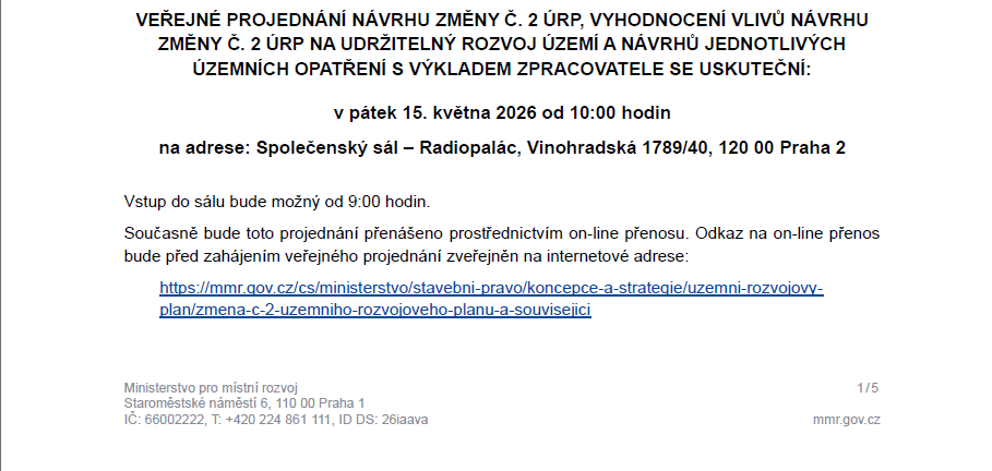 Veřejná vyhláška