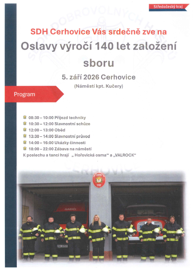 Oslavy výročí 140 let založení sboru