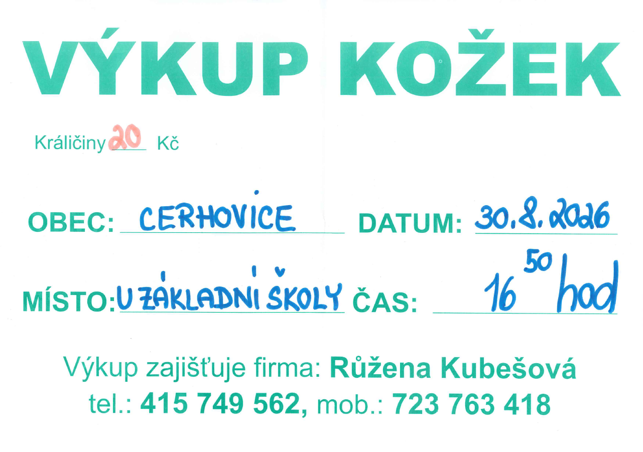 výkup kožek